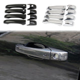 Carbon Fiber Door Handles Trim Cover For 2011-2022 Dodge Durango Accessories