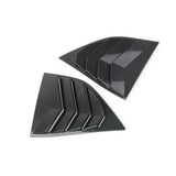 Side Window Scoop Louvers Cover trim for Dodge Challenger 2015-2021 Carbon Fiber