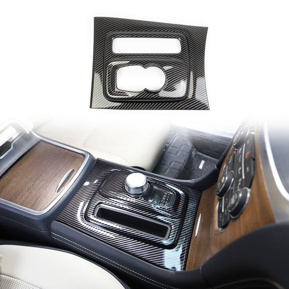 Carbon Fiber Central Control Gear Shift Panel Trim Fit For Chrysler 300 2015-2021