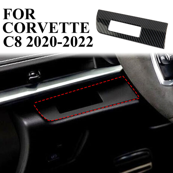 Carbon Fiber Heads Up Display Panel Cover Trim for Chevrolet Corvette C8 2020-22