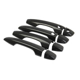 Carbon Fiber Side Door Handle Cover Trim 8PCS For Mitsubishi Outlander 2022+