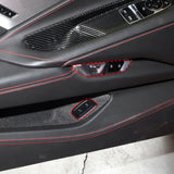 29PCS Carbon fiber Interior kit trim Cover Panel For Chevrolet Corvette C8