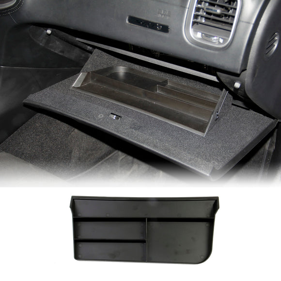 Glove box Insert ABS Organize storage tray fit for Dodge Charger 2011+ Challenger 2015+