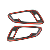 Carbon Fiber Inner Door Handle Bowl Panel Trim for Chevrolet Colorado 2015-2022