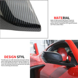 Carbon Fiber Side Rearview Mirror Guard Cover Trim for Chevrolet Corvette C8