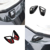 Carbon fiber headlight cleaning cover Trim for 2015-2021 Chrysler 300