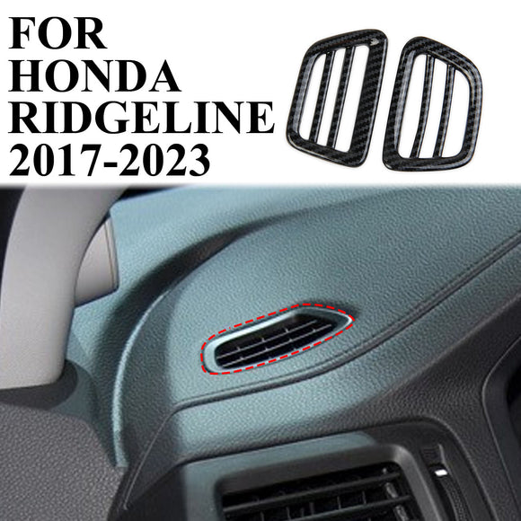 Carbon Fiber Dashboard Air Vent Outlet Cover trims Fit for Honda Ridgeline