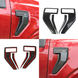 Carbon Fiber Side Fender Badge Emblem Cover Trims fit Ford F150 2021+