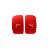 Aluminium Red Rear Reading Light Button Cover Trim for 2019-23 Hyundai Palisade