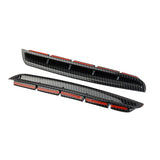 Carbon Fiber Front Headlight Sides Air Outlet Vent Trims for Hyundai Palisade