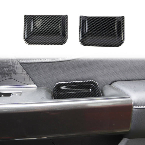 Carbon Fiber Inner front Door Handle Bowl Cover Trims for Ford F150 2021+