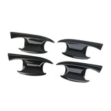 4PCS Carbon Fiber exterior door Handles Bowl Cover Trim fit for Hyundai Palisade