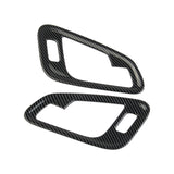 Carbon Fiber Inner Door Handle Bowl Panel Trim for Chevrolet Colorado 2015-2022