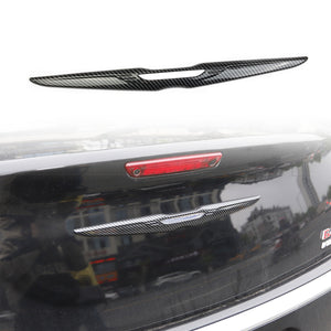 Carbon fiber/Red Rear car logo decorative Cover Tirm For 2015-2021 Chrysler 300