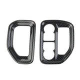 Carbon Fiber Dashboard Air Vent Outlet Trim Cover for Chevrolet Silverado