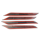 Carbon Fiber 4-Door Panel Decor Trim Cover fit for Chevrolet Tahoe 2021-2022