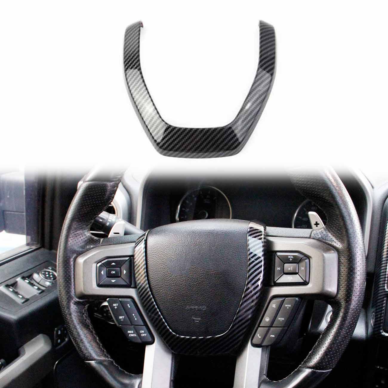 Carbon Fiber Outlook Steering Wheel