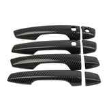 Carbon Fiber Side Door Handle Cover Trim 8PCS For Mitsubishi Outlander 2022+