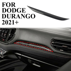 Carbon Fiber Dashboard Panel Strip Decor Cover trim for Dodge Durango 2021+