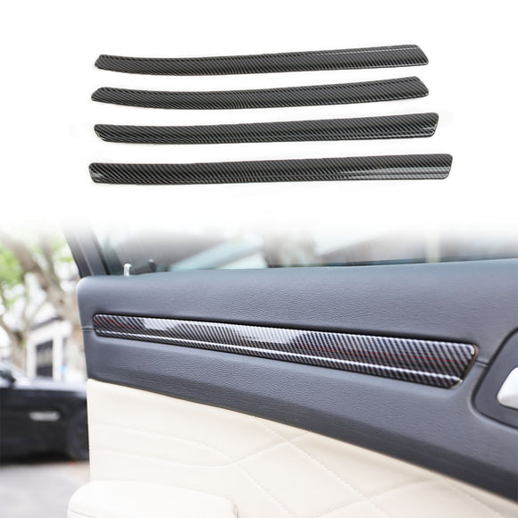 Carbon Fiber 4-Door Panel Decor Trim Cover for 2015-2021 Chrysler 300