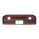 Carbon Fiber Car Rear Trunk Door Handle Cover Trim Fit For Chevrolet Silverado