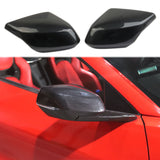 Carbon Fiber Side Rearview Mirror Guard Cover Trim for Chevrolet Corvette C8