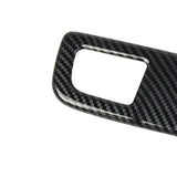 Carbon Fiber Rear Roof Reading Light Lamp Cover Trim for Chevrolet Silverado