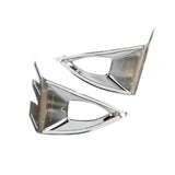 Chrome Front Bumper Grille Signal lamp Fog Light Cover For Nissan Rogue 2021+