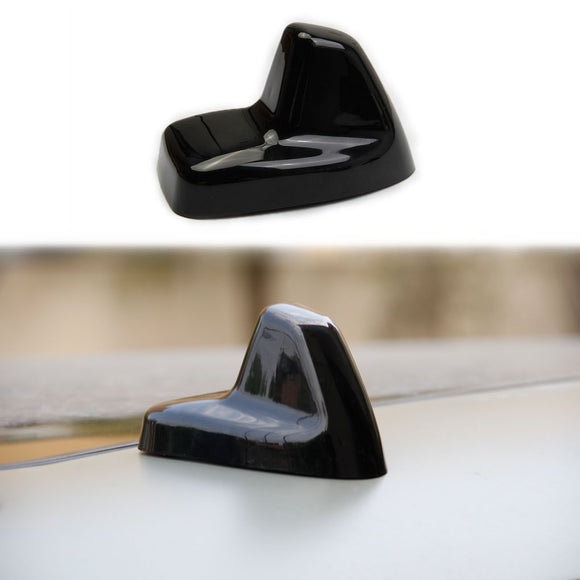 Car ABS Black Shark Fin Shape Roof Antenna Cover Decor Trim for 2015-2020 Ford F150