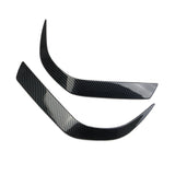 Carbon Fiber Front Bumper headlight protector trims For Mitsubishi Outlander