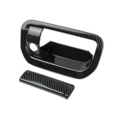 Carbon Fiber Car Rear Trunk Door Handle Cover Trim Fit for Honda Ridgeline