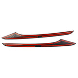 Carbon Fiber Front 2-Door Panel Decor Trim Cover Fit For Honda Ridgeline