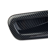 Carbon Fiber Car Rear Trunk Door Handle Cover Trim for Chevrolet Tahoe 2021-2022