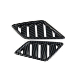 Carbon Fiber Dashboard Air Vent Outlet Cover trims For Mitsubishi Outlander 2022