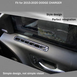 Crosselec Door A/c Vent Panel Air Carbon Fiber Accessories For Dodge Charger 2011+