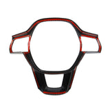 Steering Wheel Carbon Fiber Moulding Cover Trims Fit For Honda HR-V 2023