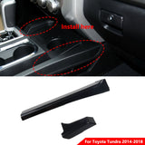 Crosselec Chrome/Carbon Fiber Center Console Panel Forming Cover Toyota Tundra 2014-2021