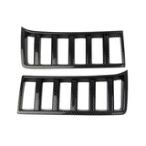 Carbon Fiber Front Headlights grille Vent Trim Cover For Toyota Tundra 2022+