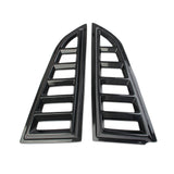 Carbon fiber side window louvers shades cover tirm for Corvette C7 2014-2019