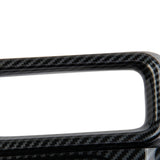 Carbon fiber interior Central Control A/C Panel Cover Trim For FORD Maverick