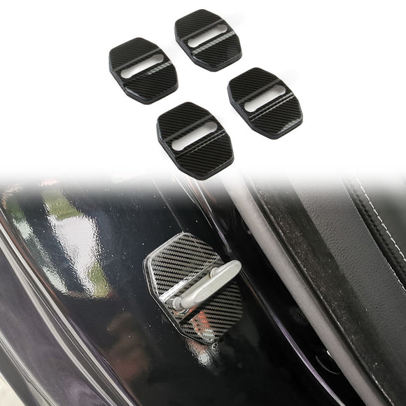 Crosselec Door Lock Cover Buckle Protection Trim Decor For Dodge Charger 2015+/Durango 2011-2022