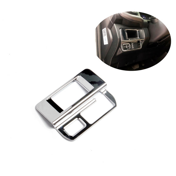 Chrome fog light control button panel Cover molding Trims for 2015-2020 TOYOTA Tacoma