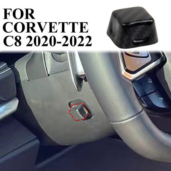 Steering wheel adjustment buttons cover trim for Chevrolet Corvette C8 2020-2022