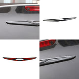 Carbon fiber/Red Rear car logo decorative Cover Tirm For 2015-2021 Chrysler 300