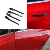 Carbon Fiber Door Handle Exterior Cover Trims Accessories for Tesla Model 3