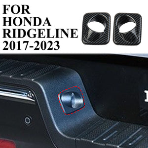 Carbon Fiber trunk Tail Gate Licence Light Cover Trim Fit for Honda Ridgeline