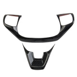 Carbon fiber Interior Steering Wheel Trim Cover Fit For FORD Maverick 2022+