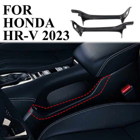 Carbon Fiber Console Panel Forming decoration trim Fit For Honda HR-V 2023