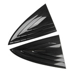 Carbon fiber style rear window blinds trimming accessories Tesla Model 3