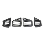 Carbon Fiber Dashboard Side Air Vent Outlet Cover Trim For Toyota Tundra 2022+